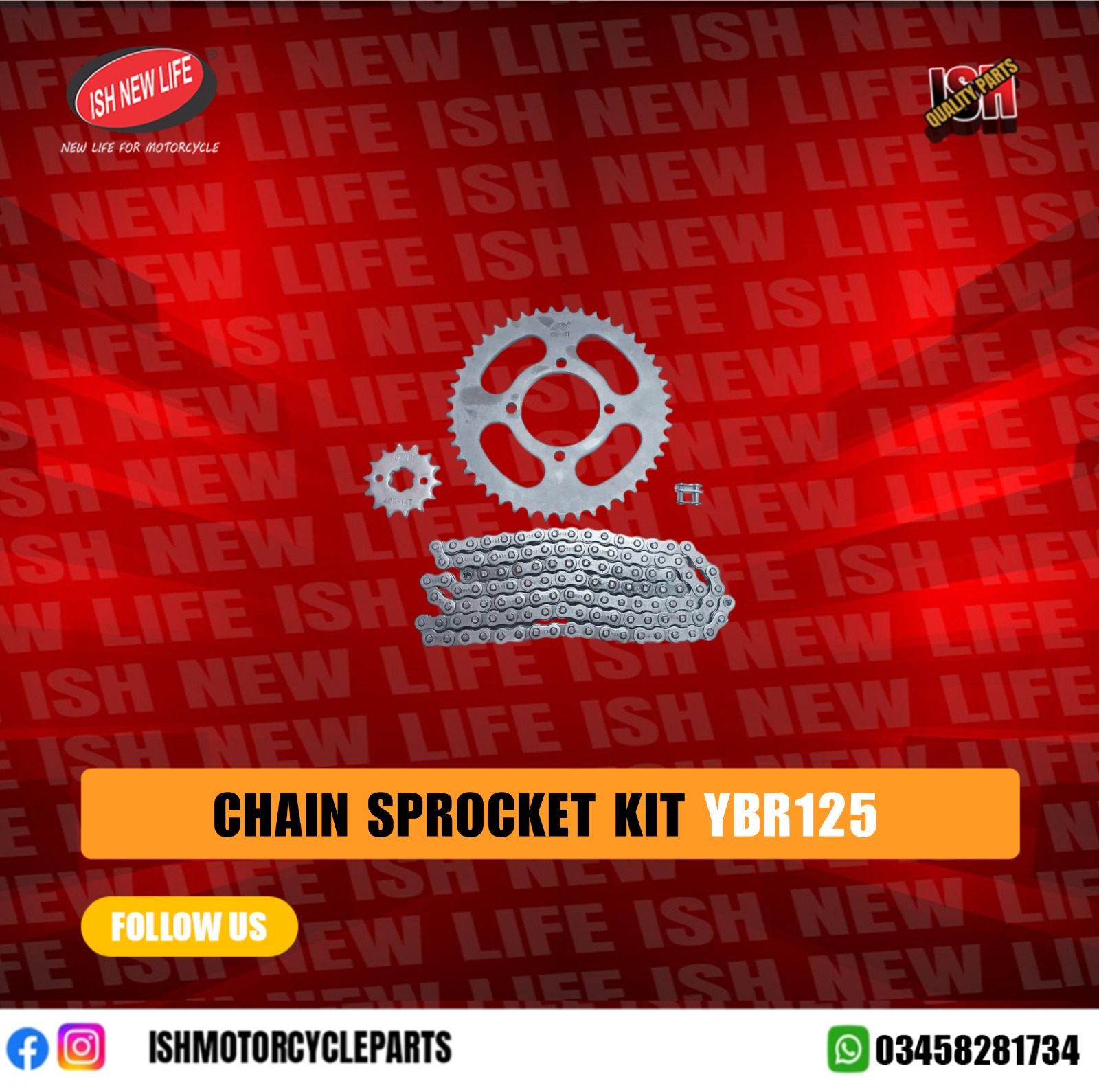 Chain Sprocket Kit YBR125