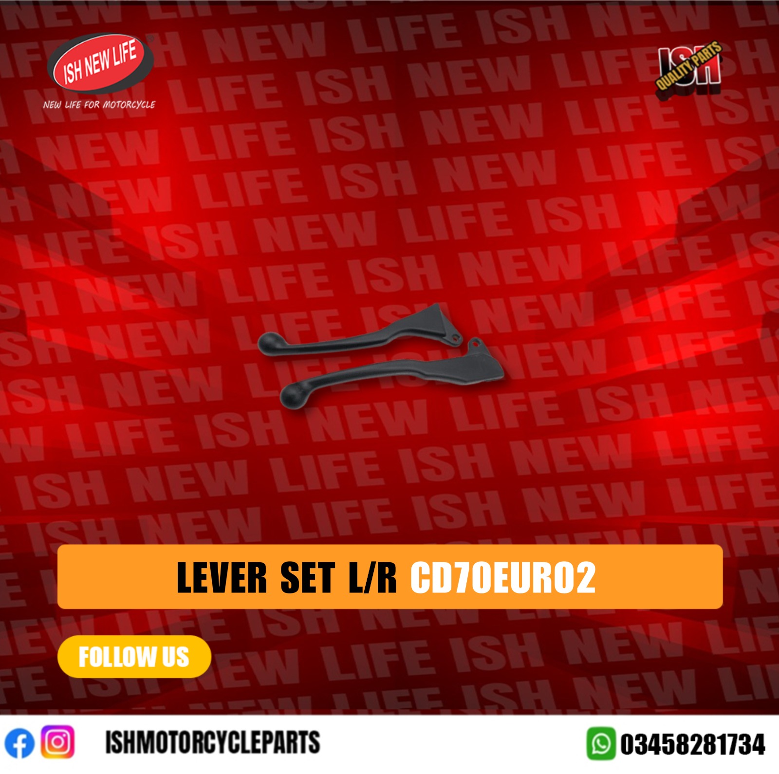 Lever Set L,R CD70EURO2