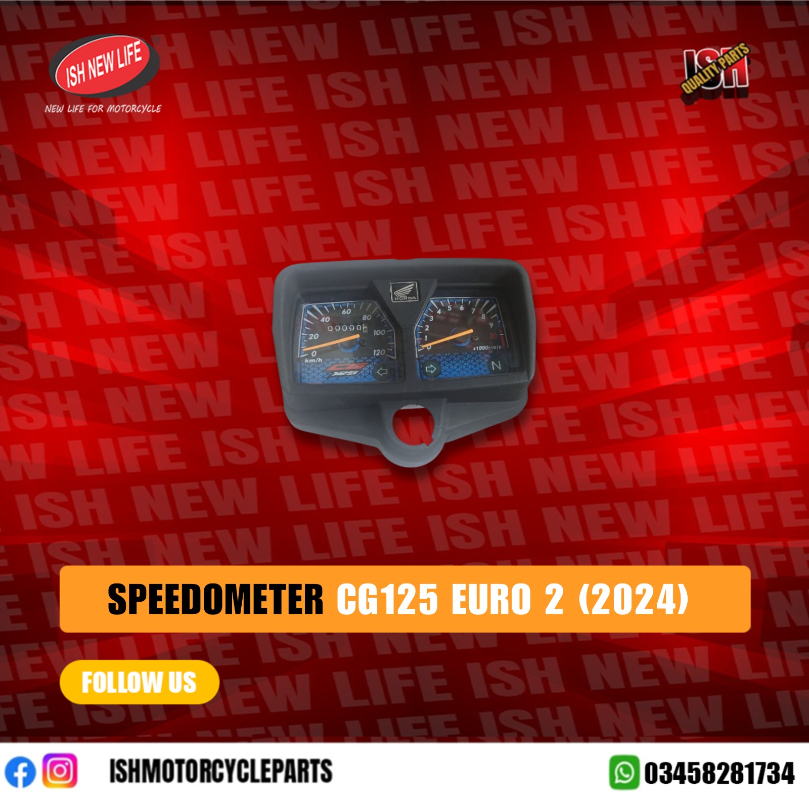 Speedometer CG125 Euro 2 (2024)