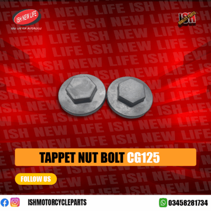 TAPPET NUT AND BOLT CG125