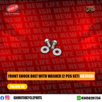 Front-Shock-Bolt-With-Washer 2PCS Set CD70CDI